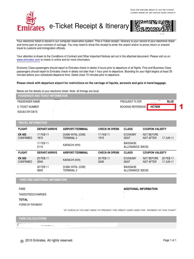 إيصال-تذكرة-طيران-طيران-الإمارات-خط-سير-الرحلة-إثبات-حجز-PNR